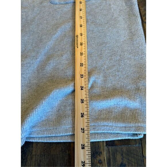 Elam button down shacket size medium grey 100% cotton - Picture 6 of 6